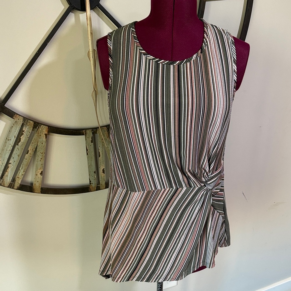 C EST. 1946 Striped Sleeveless Top